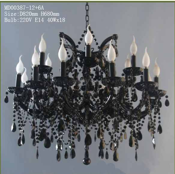  K9 Crystal Big hotel Candle Chandelier