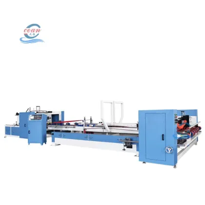 High Speed Box Folding Gluing Machine - Automated Corrugated Box Forming Equipment