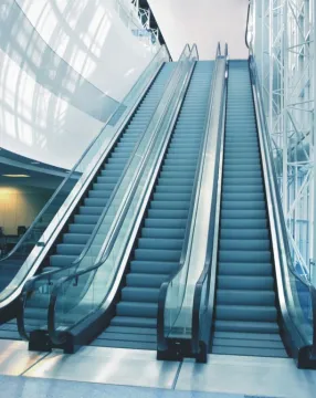 Supermarket Aluminum alloy step escalator