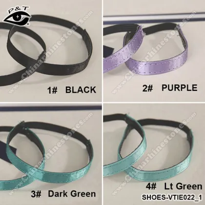 10 colors satin shoe lace elastic shoe straps for high heels