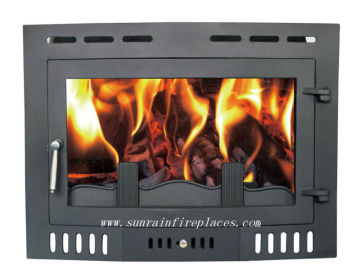classic cast iron insert wood burning stove(JA077)