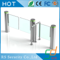 Pedestrian Metro Station Glass Turnstile Software