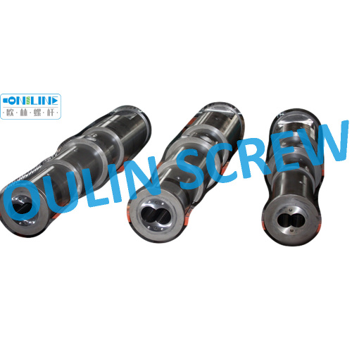 Liansu 65/132 Twin Conical Screw and Barrel for PVC, WPC