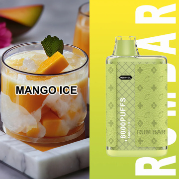 Rum Bar 8000 Puffs Disposable Vape Europe Wholesale