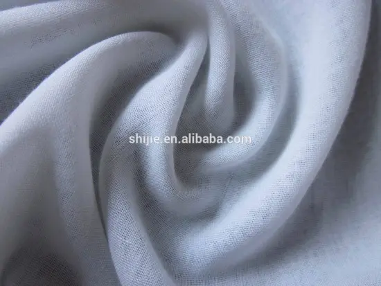 Polyester voile prepared for printing/100% Polyester voile for bandana and scarf/White Polyester voile for printing