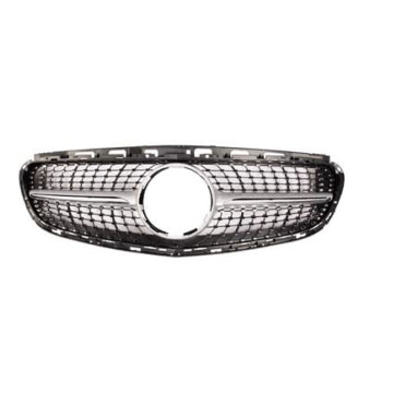 Silver Diamond Kidney Front Grille for E-Class W212 BENZ