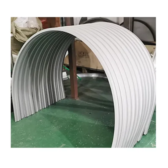 Curved Aluminium Extrusion Bending Service for Rail Profiles
