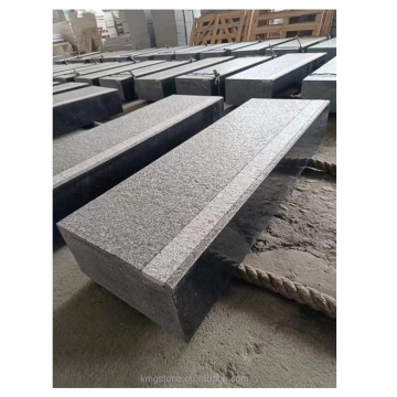 Dark Grey Granite Tiles for Staircases - Wholesale Natural Stone Treads and Risers