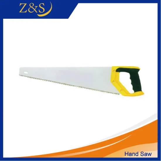 Hack saw hand saw plastic yellow handle with TPR grips