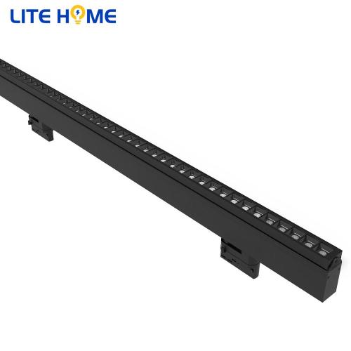 Luz de pista LED de rejilla Luz lineal de pista ajustable