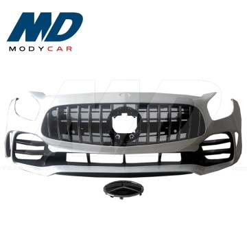 GTR Style Glass Fiber FRP Front Bumper for 2015-2018 Mercedes-Benz GT GTC GTS