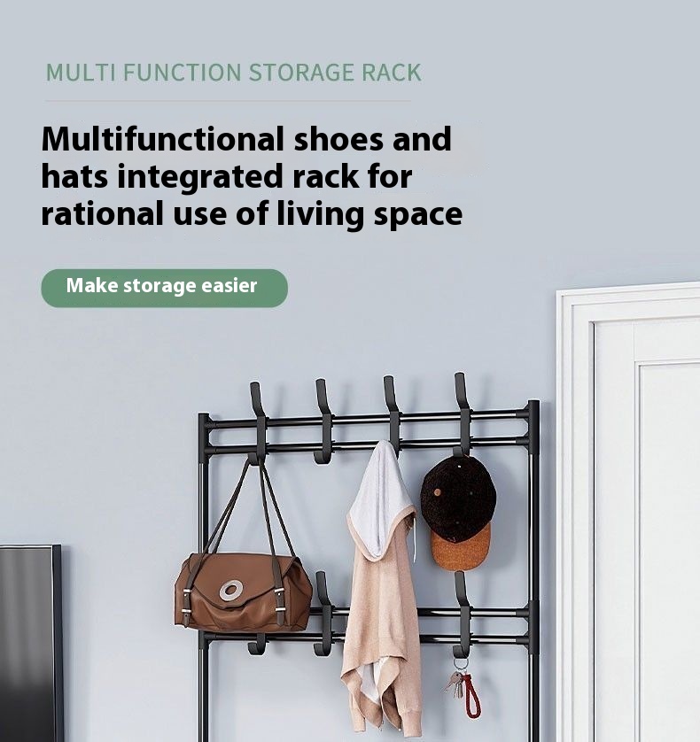 Multi-Layer Shoe & Coat Rack