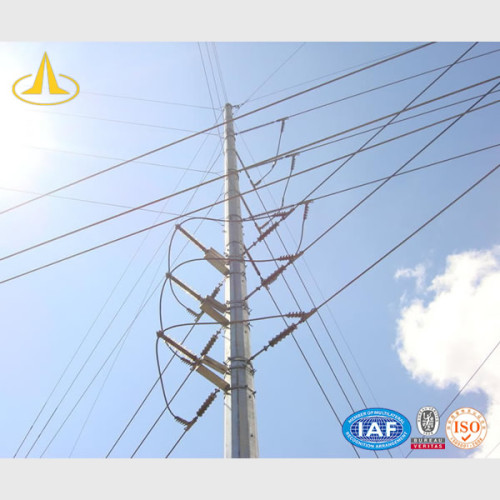 Xinjinlei 110kV 15-30M ओवरहेड ट्रांसमिशन लाइन पोल