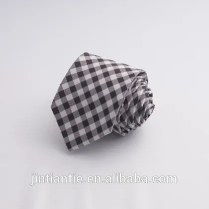 Lanbo cotton plaid tie