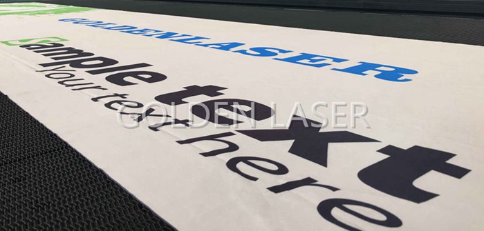 Laser Cutting Banner Flag