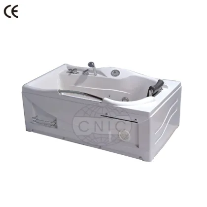 Hydromassage whirlpool one person bathtub