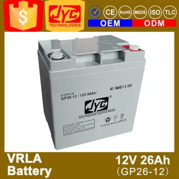 continual hot sale vrla 12v 26ah invented battery