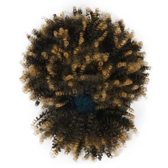 afro Women Wigs Synthetic Culry Head Wig Wrap  Linked Short Drawsrting Headband Wigs