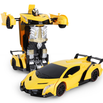 1:12 Scale Transformable RC Car Robot with 2.4GHz Diecast Remote, Featuring One-Button Deformation and 360-Degree Drifting