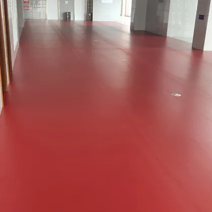 new table tennis court floor
