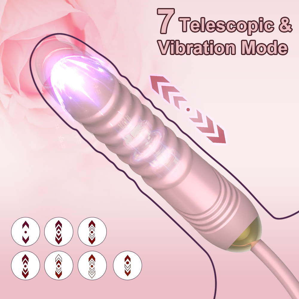 Rose-Shaped Multi-Frequency Vibration Wand