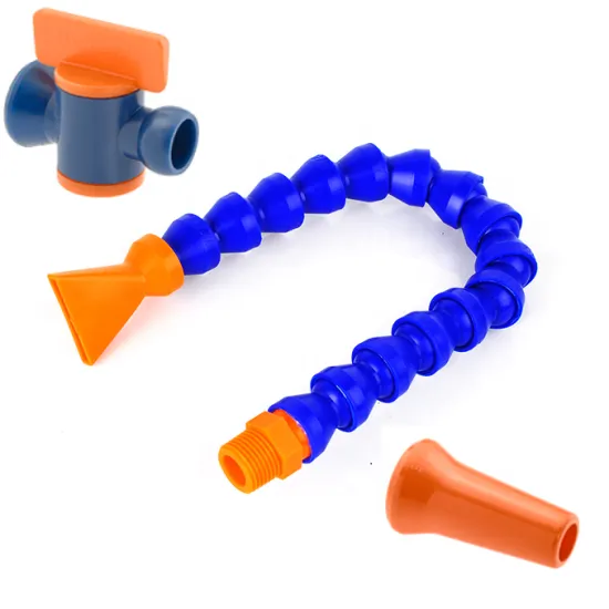 Adjustable Cooling Pipe with 3/8 Series Air Pressure Nozzle for CNC Lathe