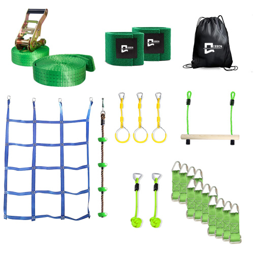 EASTOMMY Ninja Warrior Obstacle Course Kit for Kids