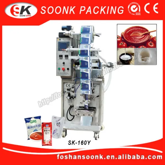 Automatic Vertical Plastic Vegetabe Juce Packing Machine