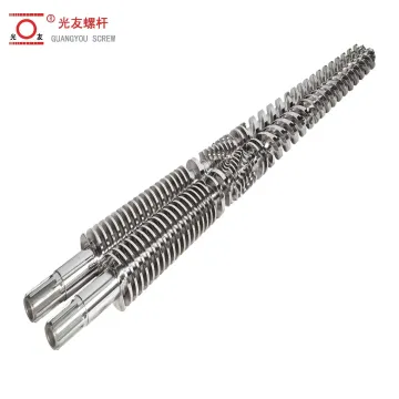 Butoi bimetalic și șurub dublu conic pentru extrudarea țevilor din PVC