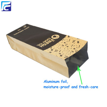 Aluminum foil customized kraft paper Tea packaging pouch