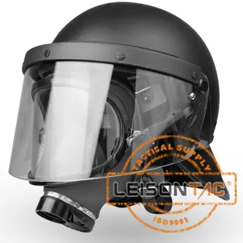 Riot Helmet with Gas Mask Using EVA./PC with US standard