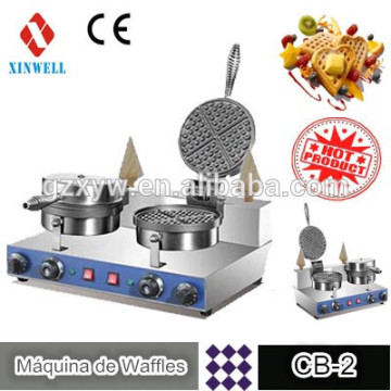 Commercial Electric Waffle Crepe Sandwich Pancake Baker Machine CB-2 China Supplier