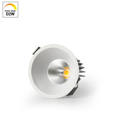 Warm White Adjustable Dim to Warm Downlights for Hotel Indoor Lighting