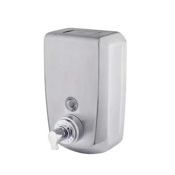 ABS chrome wall mounted hand liquid soap dispenser