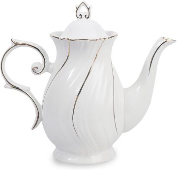 Handmade Ceramic Milk Coffee Pots with Lid