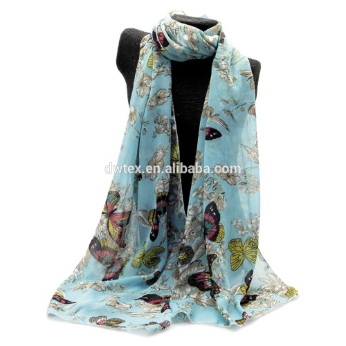 Customized chiffon scarf of 60*150cm