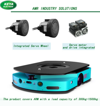 One-stop driving solution wheel for wheeled mobile robot
