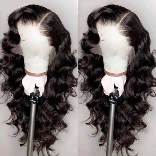 Wholesale Raw Brazilian Virgin Loose Deep Wave Wig 13x4 HD Lace Front Human Hair Wigs for Black Women Pre Plucked Lace Front Wig
