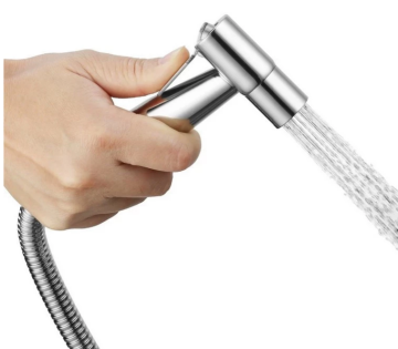 Bidet genggam ergonomik untuk penyembur air tandas