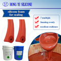 Liquid Flame Retardant Foamed Silicone for Shock Buffering