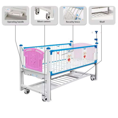 Medical Hospital Pediatric Manual Hospital Bed