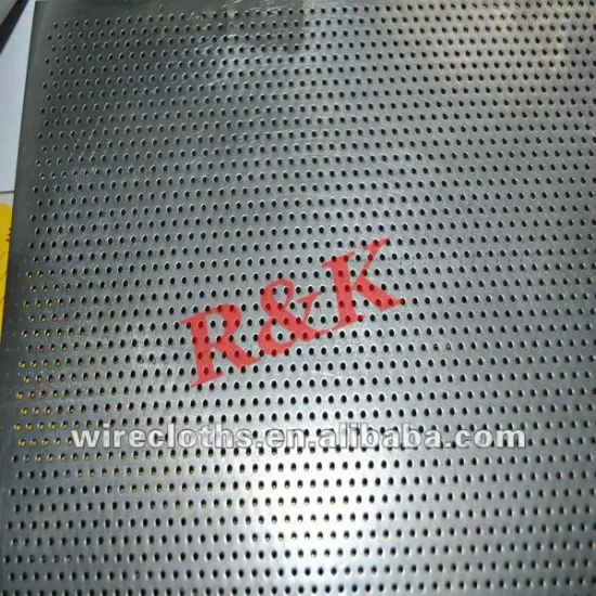 perforated metal grill