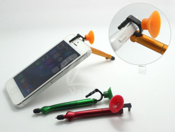 Unique Shape Touch Pen with Dust Plugs Multifunction Pen