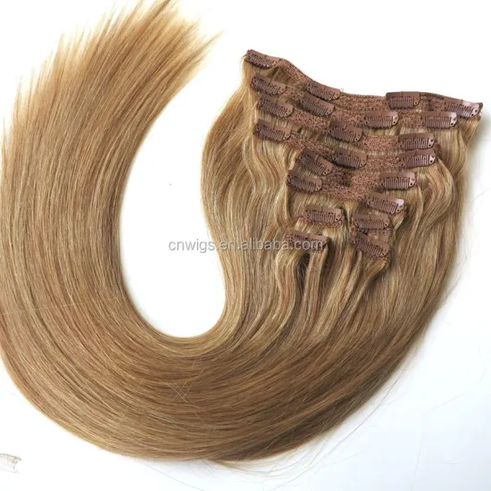 Clip in Hair Remy Clip in Hair Extensions Double Drawn Thickness Lace Wholesale 120g 160g 200g 260g 280g 320g 22" 24" 220grams