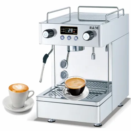 Mini Caffe Espresso Maker - Stovetop Industrial Lever Espresso Machine 1 Group 110V/220V