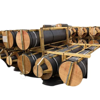 Steel Casting UHP 400mm Graphite Electrode: Extruded Carbon Graphite Electrode with Nipples