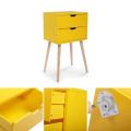 Nightstand With Drawers Customized Cheap Yellow Nightstands Side Table Nightstand Supplier