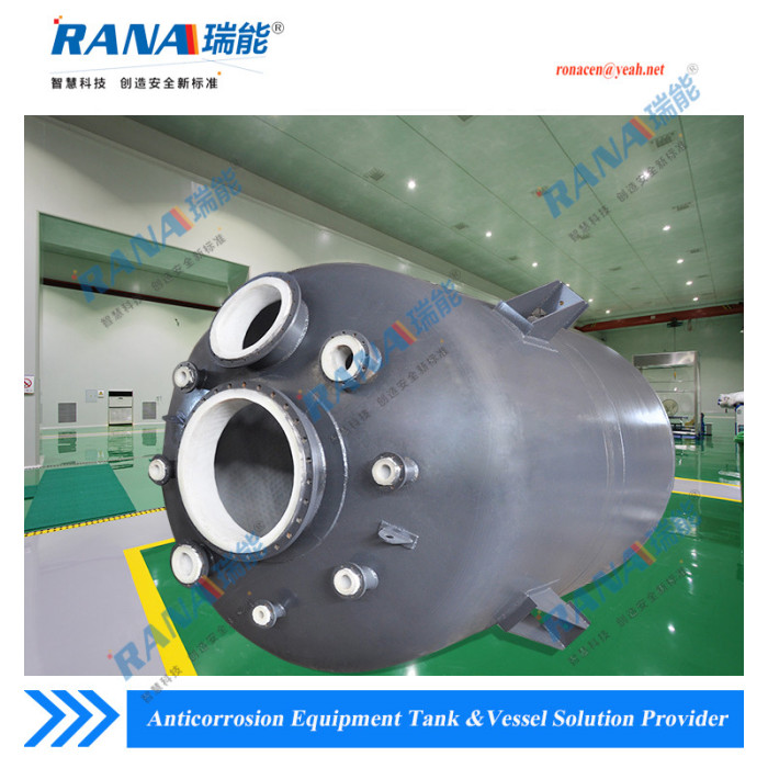 вертыкальныя рэзервуары са сталёвай футроўкай PTFE/PFA/ETFE/ECTFE