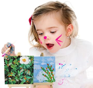 Customizable Non-Toxic Wooden Mini Canvas Painting Kit for Kids: The Ultimate Gift for Creative Expression