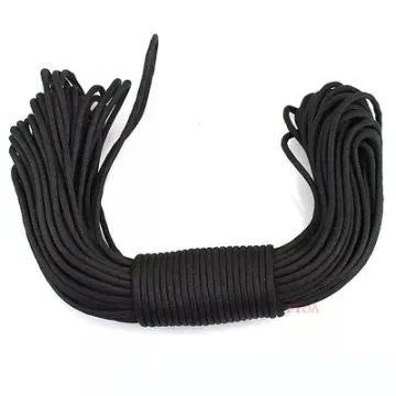 100FT Survival Polyester 550 Paracord Rope 4mm 7 Cores Parachute Cord